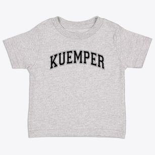 Kuemper Catholic Grade School Varsity Arch Toddler T-Shirt
