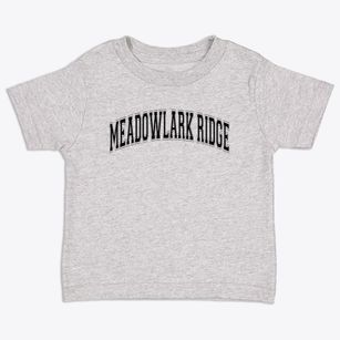 Meadowlark Ridge Elementary School Varsity Arch Toddler T-Shirt