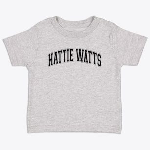 Hattie A. Watts Elementary School Varsity Arch Toddler T-Shirt