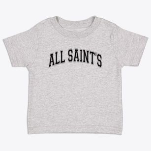 All Saint's Catholic School Saint Mary's Varsity Arch Toddler T-Shirt
