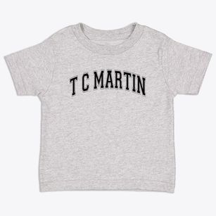 T C Martin Elementary School Varsity Arch Toddler T-Shirt