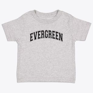 Evergreen Lutheran School Varsity Arch Toddler T-Shirt