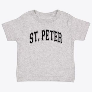 Saint Peter Lutheran School Varsity Arch Toddler T-Shirt