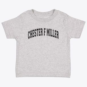 Chester F Miller Elementary School Varsity Arch Toddler T-Shirt