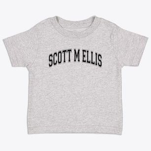 Scott M Ellis Elementary School Varsity Arch Toddler T-Shirt
