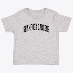 Shamrock Gardens Elementary School Varsity Arch Toddler T-Shirt