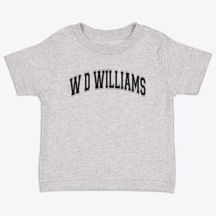 W D Williams Elementary School Varsity Arch Toddler T-Shirt