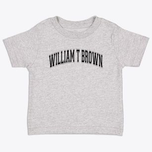 William T Brown Elementary School Varsity Arch Toddler T-Shirt