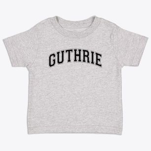 Guthrie Upper Elementary School Varsity Arch Toddler T-Shirt