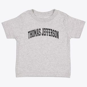 Thomas Jefferson Middle School Varsity Arch Toddler T-Shirt