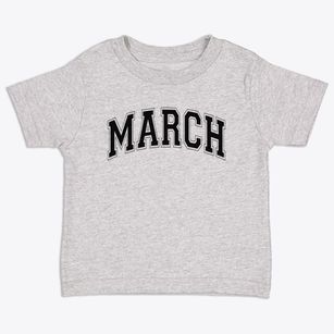March Elementary School Varsity Arch Toddler T-Shirt