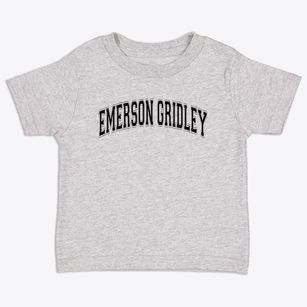 Emerson Gridley Elementary School Varsity Arch Toddler T-Shirt