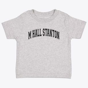 M Hall Stanton Elementary School Varsity Arch Toddler T-Shirt