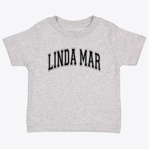 Linda Mar Elementary School Varsity Arch Toddler T-Shirt