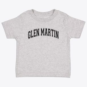 Glen Martin Elementary School Varsity Arch Toddler T-Shirt