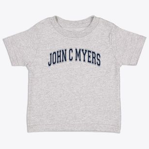 John C Myers Elementary School Varsity Arch Toddler T-Shirt