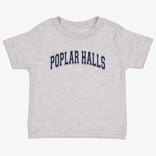 Poplar Halls Elementary School Varsity Arch Toddler T-Shirt
