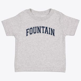 Fountain Primary School Varsity Arch Toddler T-Shirt