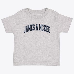 James A Mckee Elementary School Varsity Arch Toddler T-Shirt