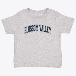 Blossom Valley Elementary School Varsity Arch Toddler T-Shirt