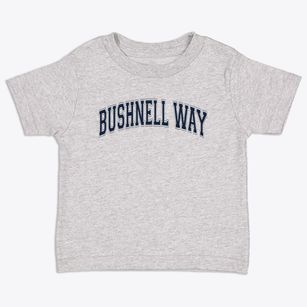 Bushnell Way Elementary School Varsity Arch Toddler T-Shirt