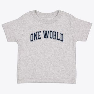 One World Montessori School Varsity Arch Toddler T-Shirt