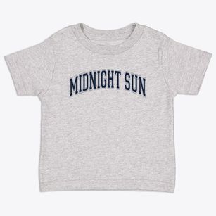 Midnight Sun Family Learning Center Varsity Arch Toddler T-Shirt