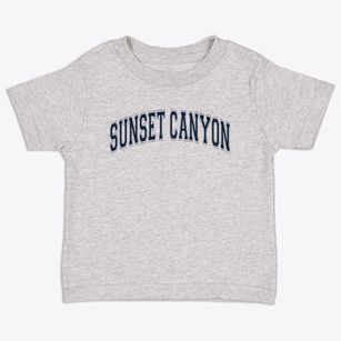 Sunset Canyon Elementary School Varsity Arch Toddler T-Shirt
