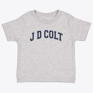 J D Colt Elementary School Varsity Arch Toddler T-Shirt