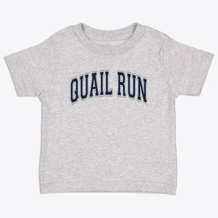 Quail Run Elementary School Varsity Arch Toddler T-Shirt