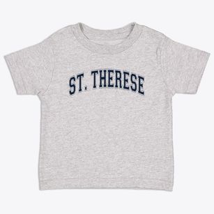 Saint Therese Little Flower School Varsity Arch Toddler T-Shirt
