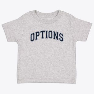 Options Charter School Varsity Arch Toddler T-Shirt