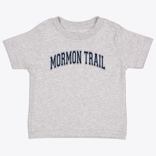 Mormon Trail Elementary School Varsity Arch Toddler T-Shirt