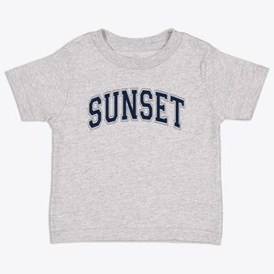 Sunset Elementary School Varsity Arch Toddler T-Shirt