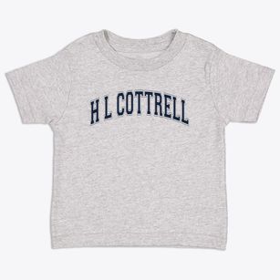 H L Cottrell Elementary School Varsity Arch Toddler T-Shirt