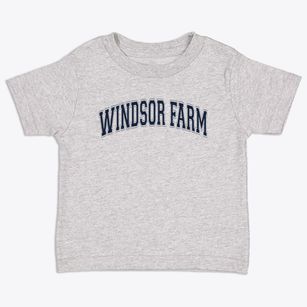 Windsor Farm Elementary School Varsity Arch Toddler T-Shirt