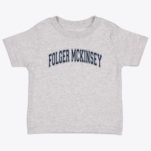 Folger Mckinsey Elementary School Varsity Arch Toddler T-Shirt