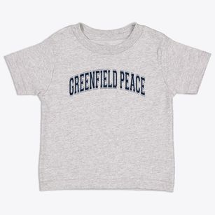 Greenfield Peace Lutheran School Varsity Arch Toddler T-Shirt