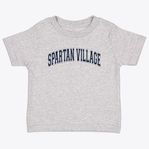 Spartan Village Elementary School Varsity Arch Toddler T-Shirt