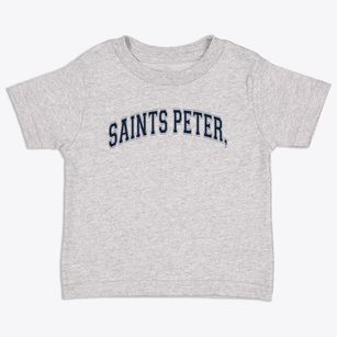 Saints Peter, Paul, & Michael Middle Varsity Arch Toddler T-Shirt