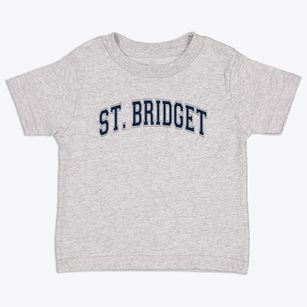 St Bridget Parish Varsity Arch Toddler T-Shirt