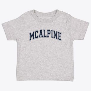 Mcalpine Elementary School Varsity Arch Toddler T-Shirt