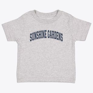 Sunshine Gardens Elementary School Varsity Arch Toddler T-Shirt