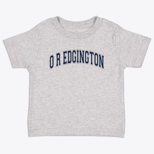 O R Edgington Elementary School Varsity Arch Toddler T-Shirt