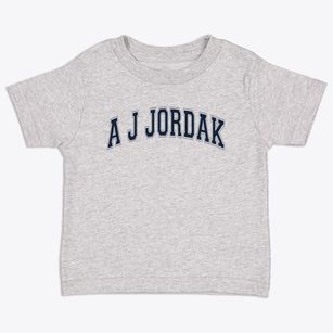 A J Jordak Elementary School Varsity Arch Toddler T-Shirt