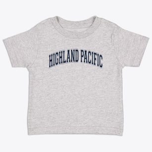 Highland Pacific Elementary School Varsity Arch Toddler T-Shirt