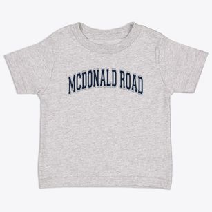 Mcdonald Road Elementary School Varsity Arch Toddler T-Shirt