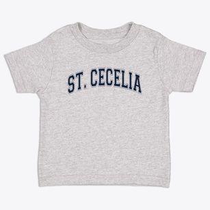 St Cecelia Parish Varsity Arch Toddler T-Shirt