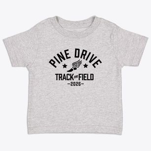 Pine Drive Christian School Track and Field Toddler T-Shirt