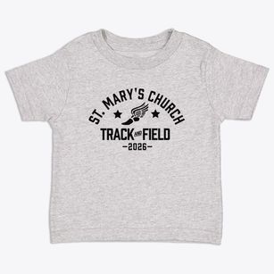 St. Mary's Catholic Church Track and Field Toddler T-Shirt